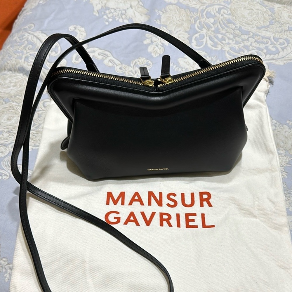 Mansur Gavriel mini crossbody bag Black